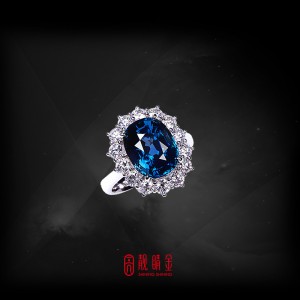 GRS7.58克拉藍寶戒指（已承蒙珍藏）