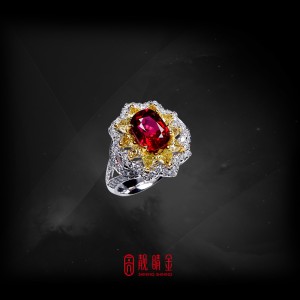 GRS3.01克拉無燒紅寶戒指（已承蒙收藏）