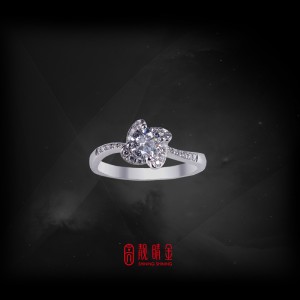 GIA50分-50分E/VS1鑽石女戒（GIA鑽石以時價計算，請來電洽詢）