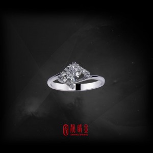 GIA50分-52分F/VS1鑽石女戒（GIA鑽石以時價計算，請來電洽詢）