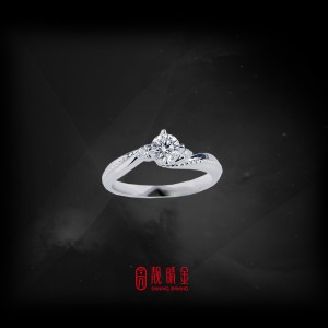 GIA32分-33分F/VS2鑽石女戒（GIA鑽石以時價計算，請來電洽詢）