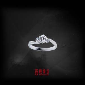 GIA52分-52分F/VS1鑽石女戒（GIA鑽石以時價計算，請來電洽詢）