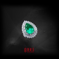GRS9.88克拉祖母綠戒指（珍藏品，請來電洽詢）