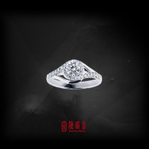 GIA50分-50分F/VS2鑽石女戒（GIA鑽石以時價計算，請來電洽詢）
